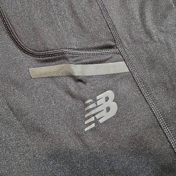 New Balance Impact Run Heat Tights Women's 2XL XXL Black Silver 3M Fleece Lined - Picture 6 of 16